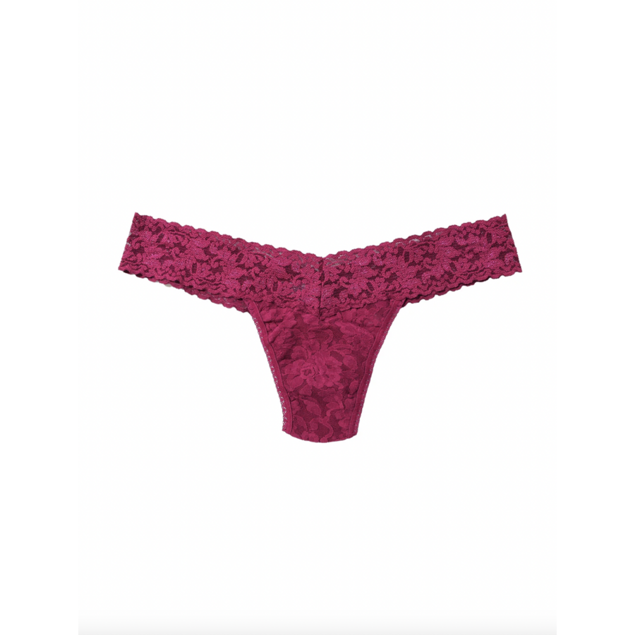 Signature Lace Low Rise Thong