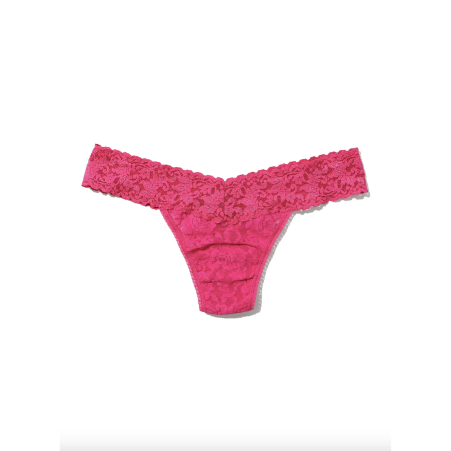 Signature Lace Low Rise Thong