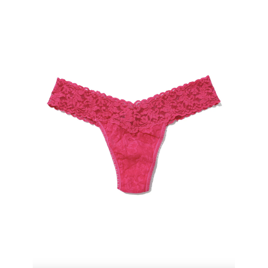 Signature Lace Low Rise Thong
