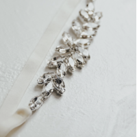Rhinestone Cluster Garter