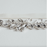 Rhinestone Cluster Garter