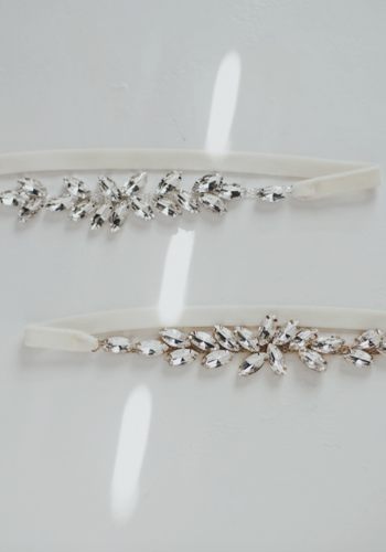 Rhinestone Cluster Leg Garter 