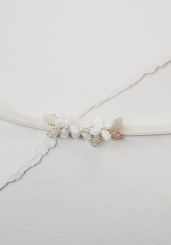 Velvet Flower Leg Garter 