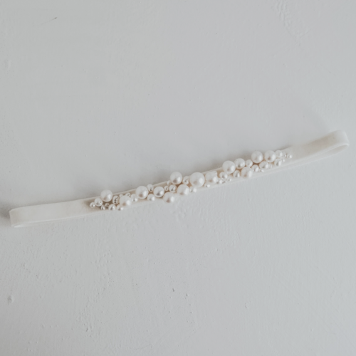 Aphrodite Pearl Cluster Garter MEDIUM/LARGE 