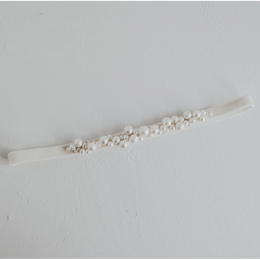 Aphrodite Pearl Cluster Garter MEDIUM/LARGE
