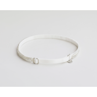 Herringbone Bridal Wedding Leg Garter