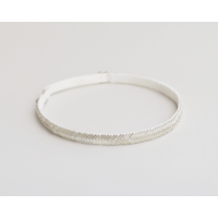 Herringbone Bridal Wedding Leg Garter