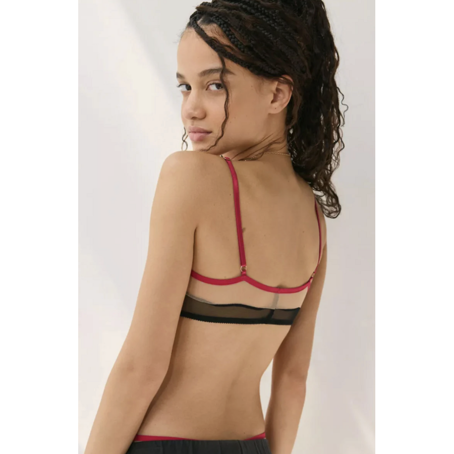 Whisper Glow Sticks Ruched Bralette