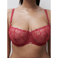 Fleurs Lace Unlined Demi Bra