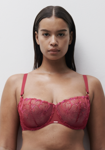 Fleurs Lace Unlined Demi Bra 