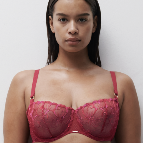 Fleurs Lace Unlined Demi Bra 