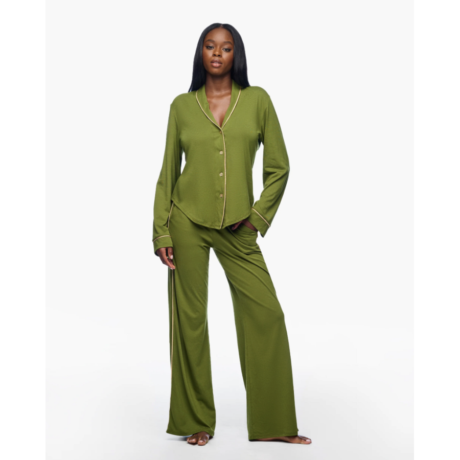 Pima Lusso Top & Pants PJ Set