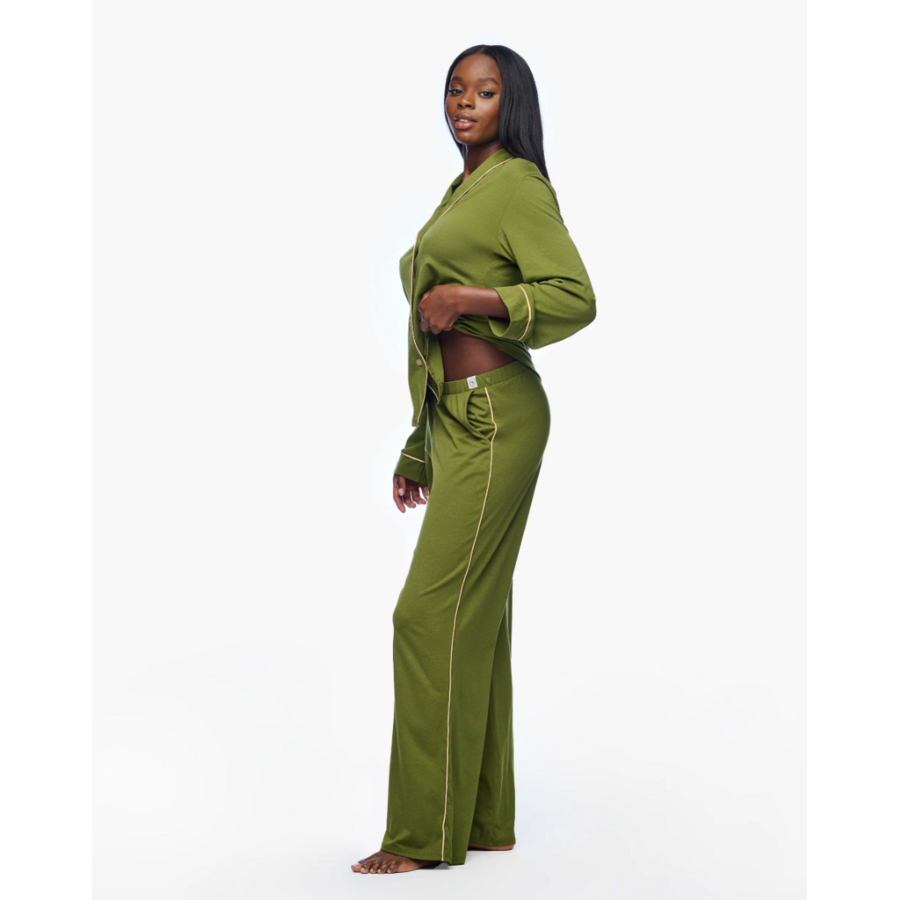 Pima Lusso Top & Pants PJ Set