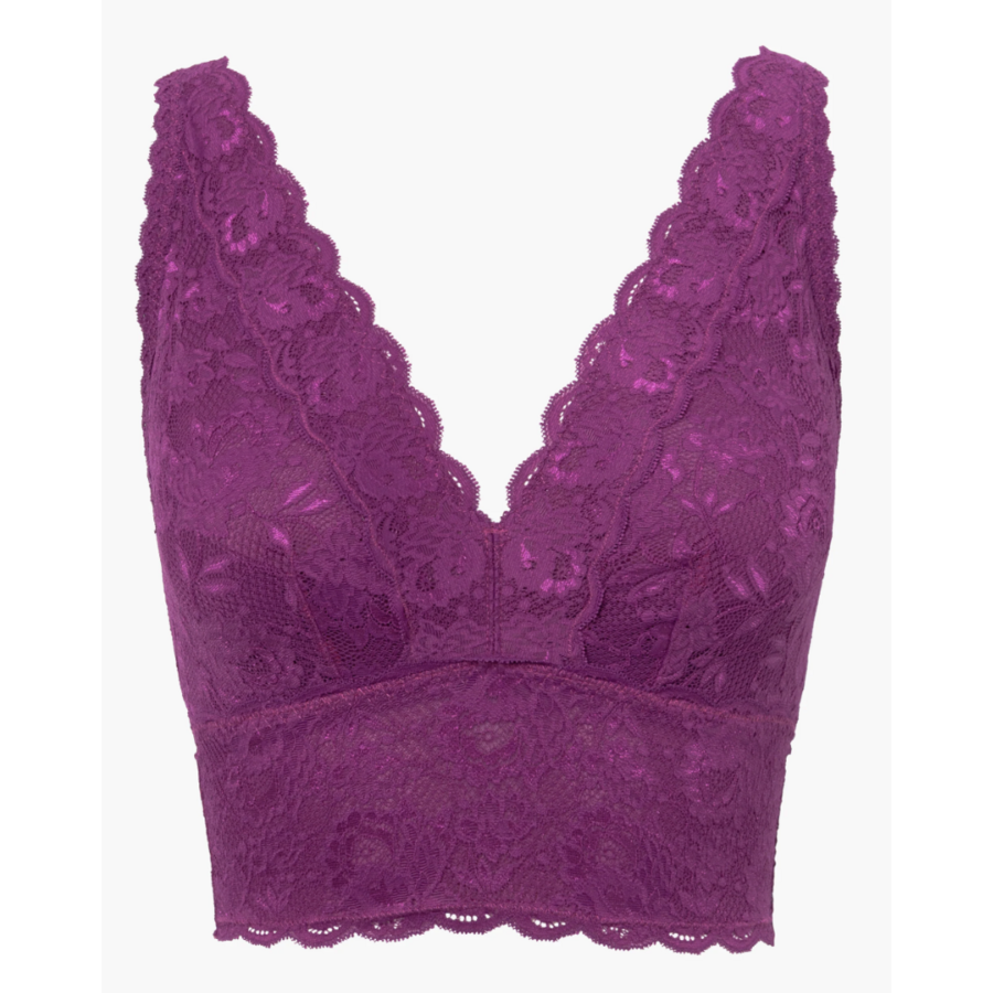 Never Say Never Curvy Plungie Longline Bralette