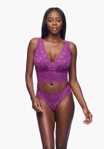 Never Say Never Curvy Plungie Longline Bralette 