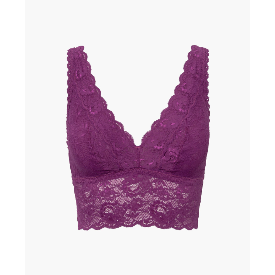 Never Say Never Plungie Longline Bralette