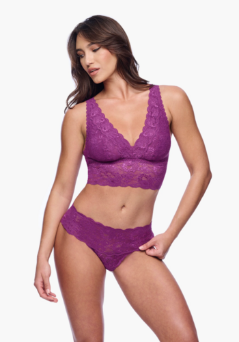 Never Say Never Plungie Longline Bralette 