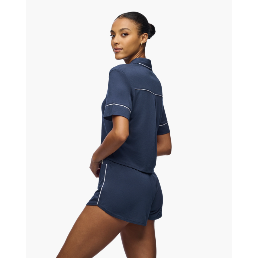 Pima Lusso Short Sleeve & Shorts PJ Set
