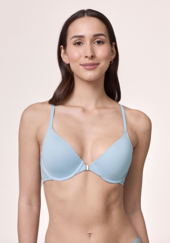Dewdrop Racerback Front Closure T-Shirt Bra 