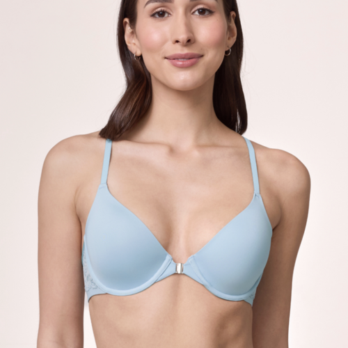 Dewdrop Racerback Front Closure T-Shirt Bra 