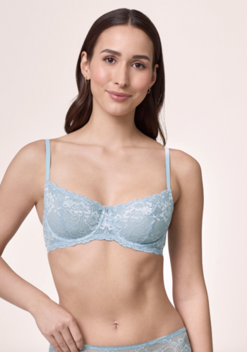 Dewdrop Flirt Demi Lace Bra 