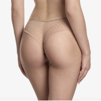 Ethereal Mid-rise Seamless Back Brazilian Thong