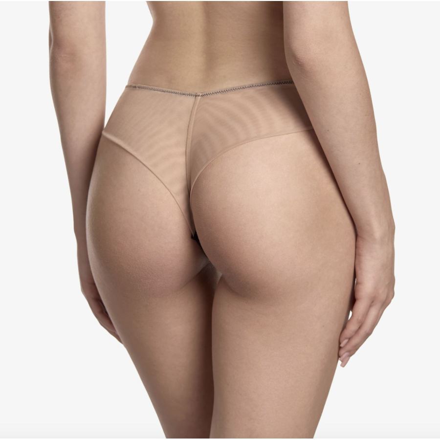 Ethereal Mid-rise Seamless Back Brazilian Thong