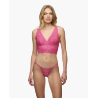 Never Say Never Plungie Longline Bralette