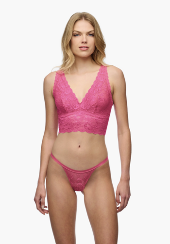 Never Say Never Plungie Longline Bralette 