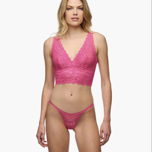 Never Say Never Plungie Longline Bralette 