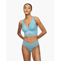 Never Say Never Plungie Longline Bralette