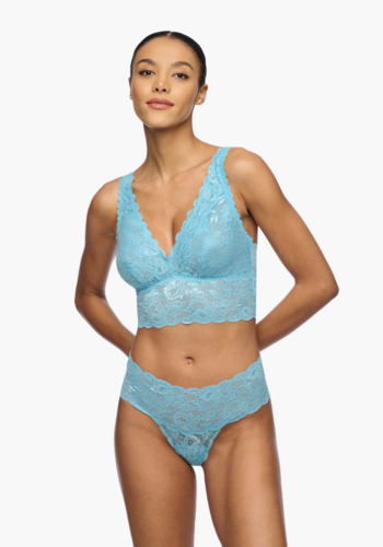 Never Say Never Plungie Longline Bralette 