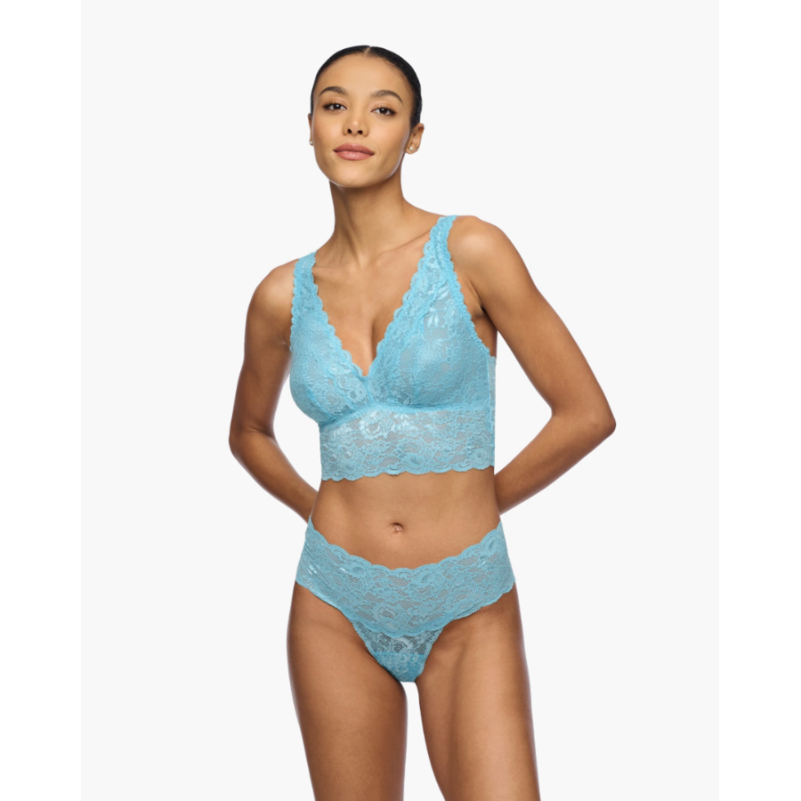 Never Say Never Plungie Longline Bralette