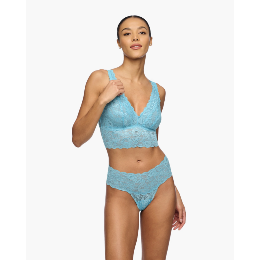 Never Say Never Plungie Longline Bralette