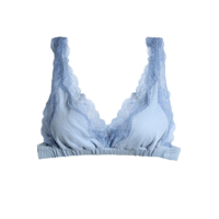Organic Cotton With Lace High Point With Lace Bralette