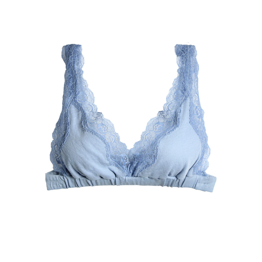 Organic Cotton With Lace High Point With Lace Bralette