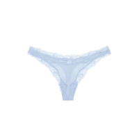 Organic Cotton With Lace Trimmed Thong