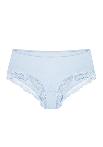 Organic Cotton With Lace Trimmed Hipster 