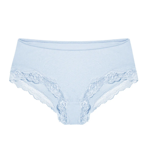 Organic Cotton With Lace Trimmed Hipster 