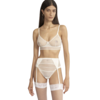 Bella With Silk Garter Belt