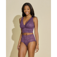 Never Say Never Curvy Plungie Longline Bralette