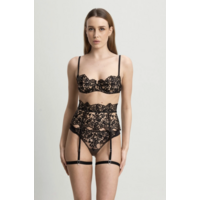 Royal Jewel Suspender Belt