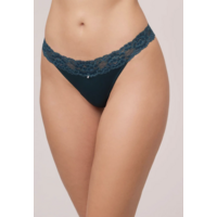 Deep Spruce Thong