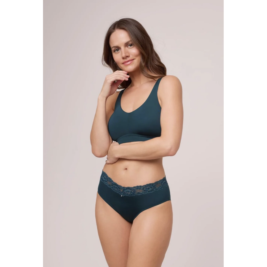 Deep Spruce Mysa Cup Sized Supportive Bralette