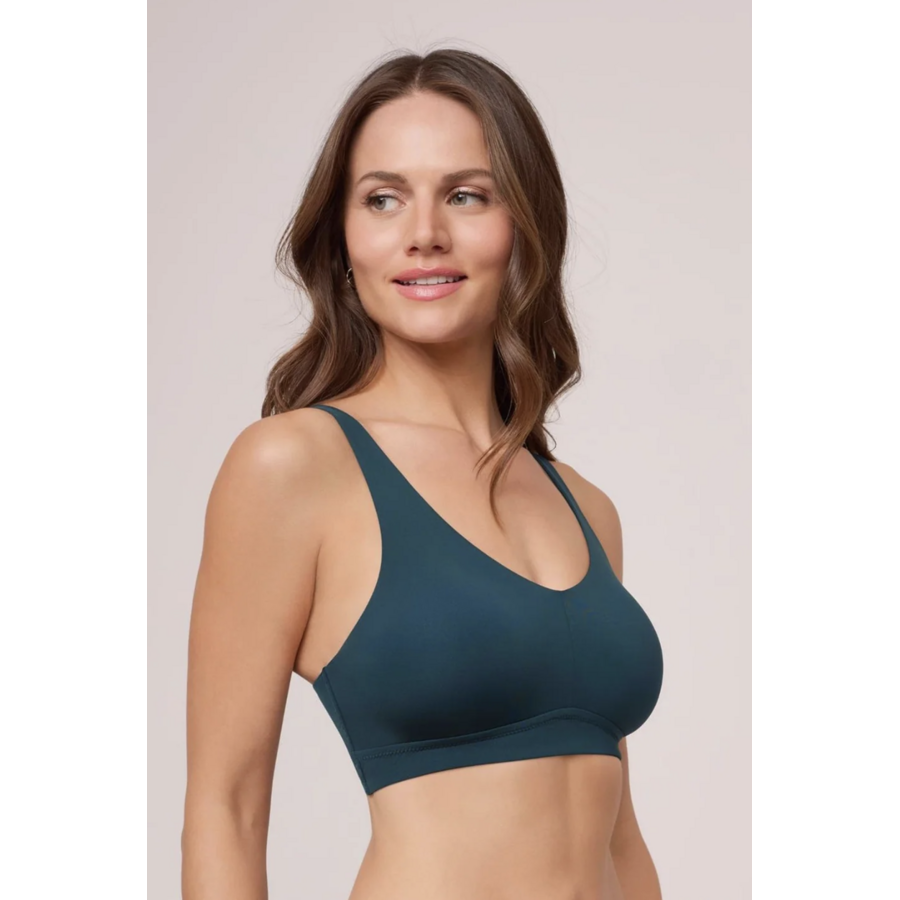 Deep Spruce Mysa Cup Sized Supportive Bralette
