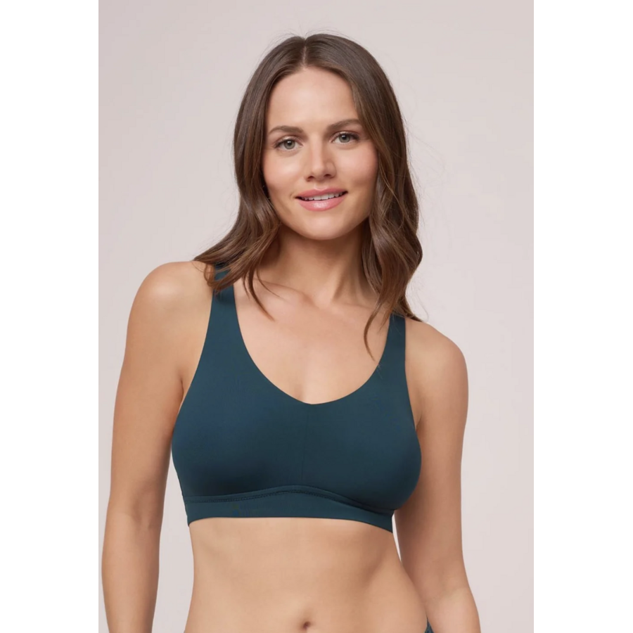 Deep Spruce Mysa Cup Sized Supportive Bralette