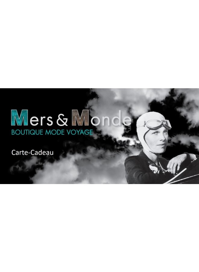 **CARTE-CADEAU**  **Mers & Monde**