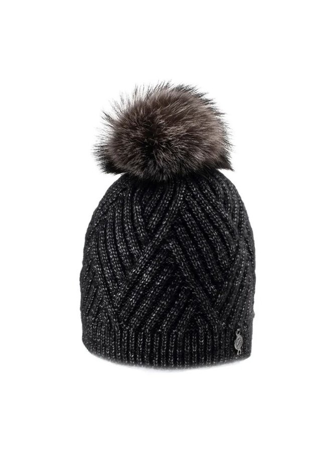 Tuque chevron - noir