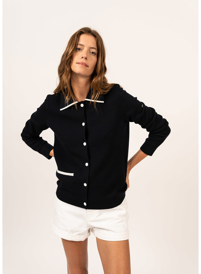 JUVIGNAC - navy/blanc