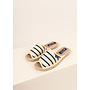 ESPADRILLE MULE - écru/marine